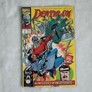 Deathlok #2 Marvel Comic Book (Aug 1991) "Souls of Cyber-Folk" X-Men